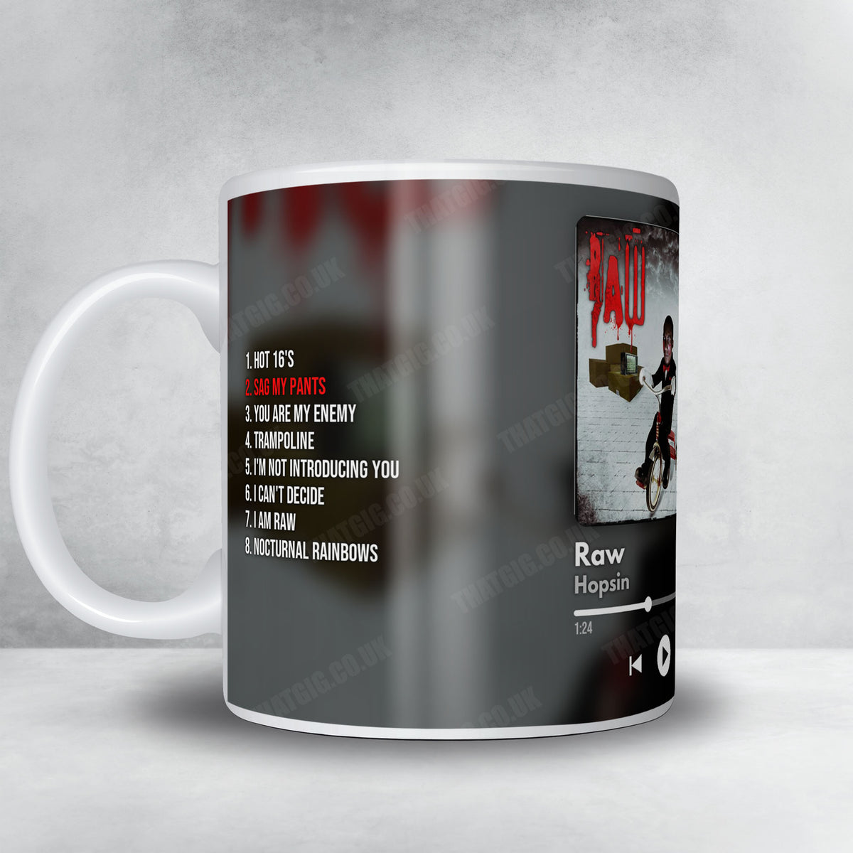 Hopsin "Raw" Album Mug - Now Playing