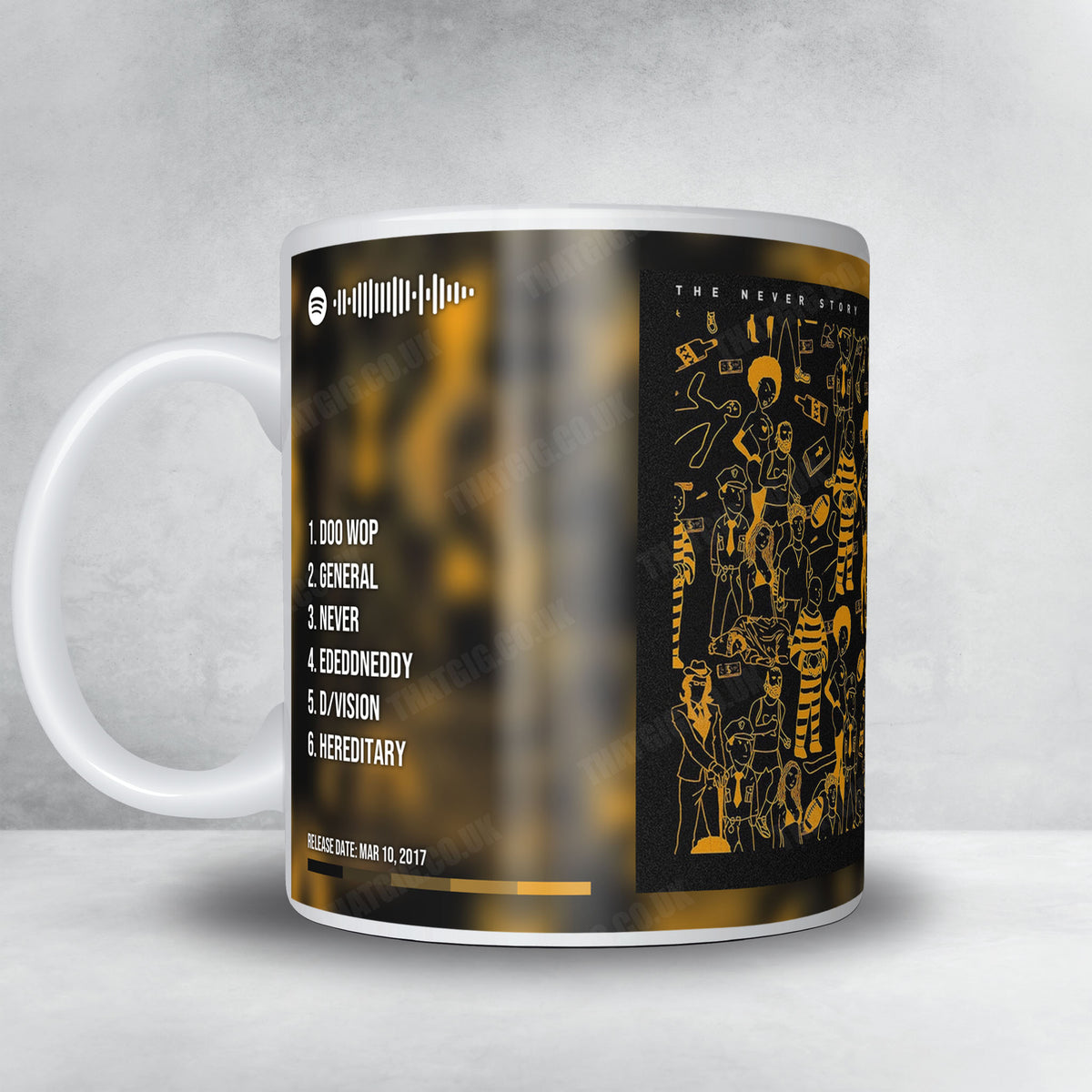 JID "The Never Story" Album Mug - Full Colour