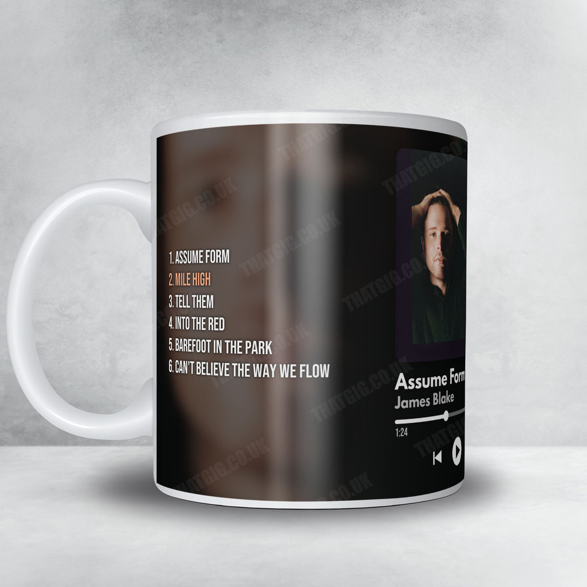 James Blake "Assume Form" Album Mug - Now Playing