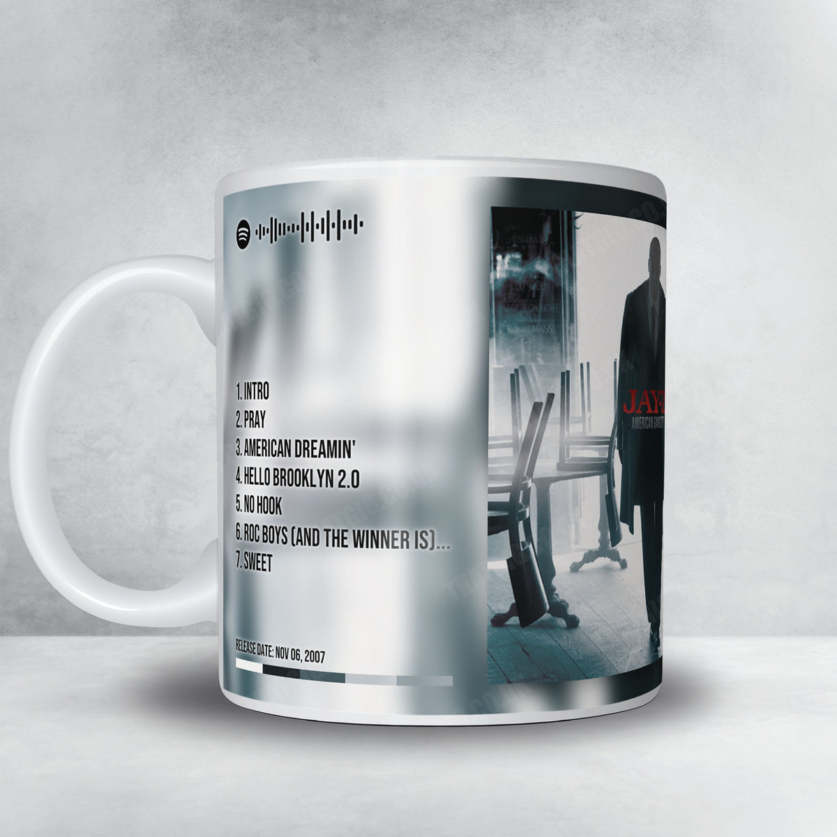 Jay-Z "American Gangster" Album Mug - Full Colour