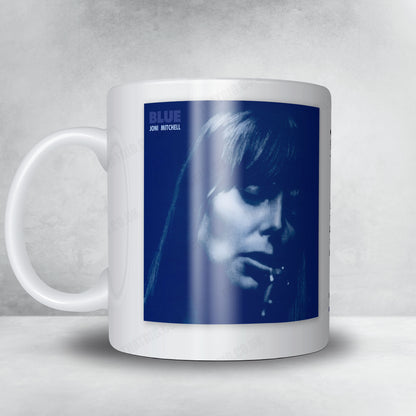 Joni Mitchell "Blue" Album Mug - Minimal