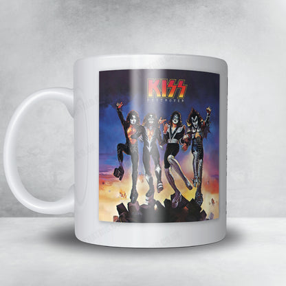 Kiss "Destroyer" Album Mug - Minimal