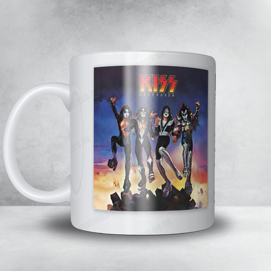 Kiss "Destroyer" Album Mug - Minimal