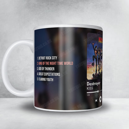 Kiss "Destroyer" Album Mug - Now Playing