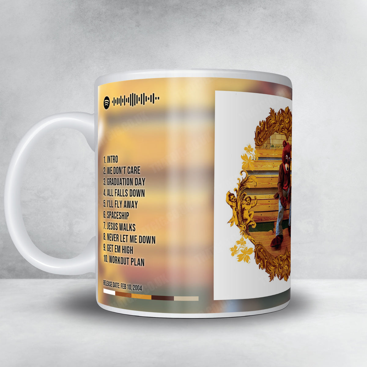 Kanye West "The College Dropout" Album Mug - Full Colour