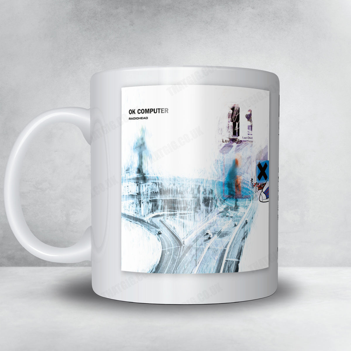 Radiohead "OK Computer" Album Mug - Minimal