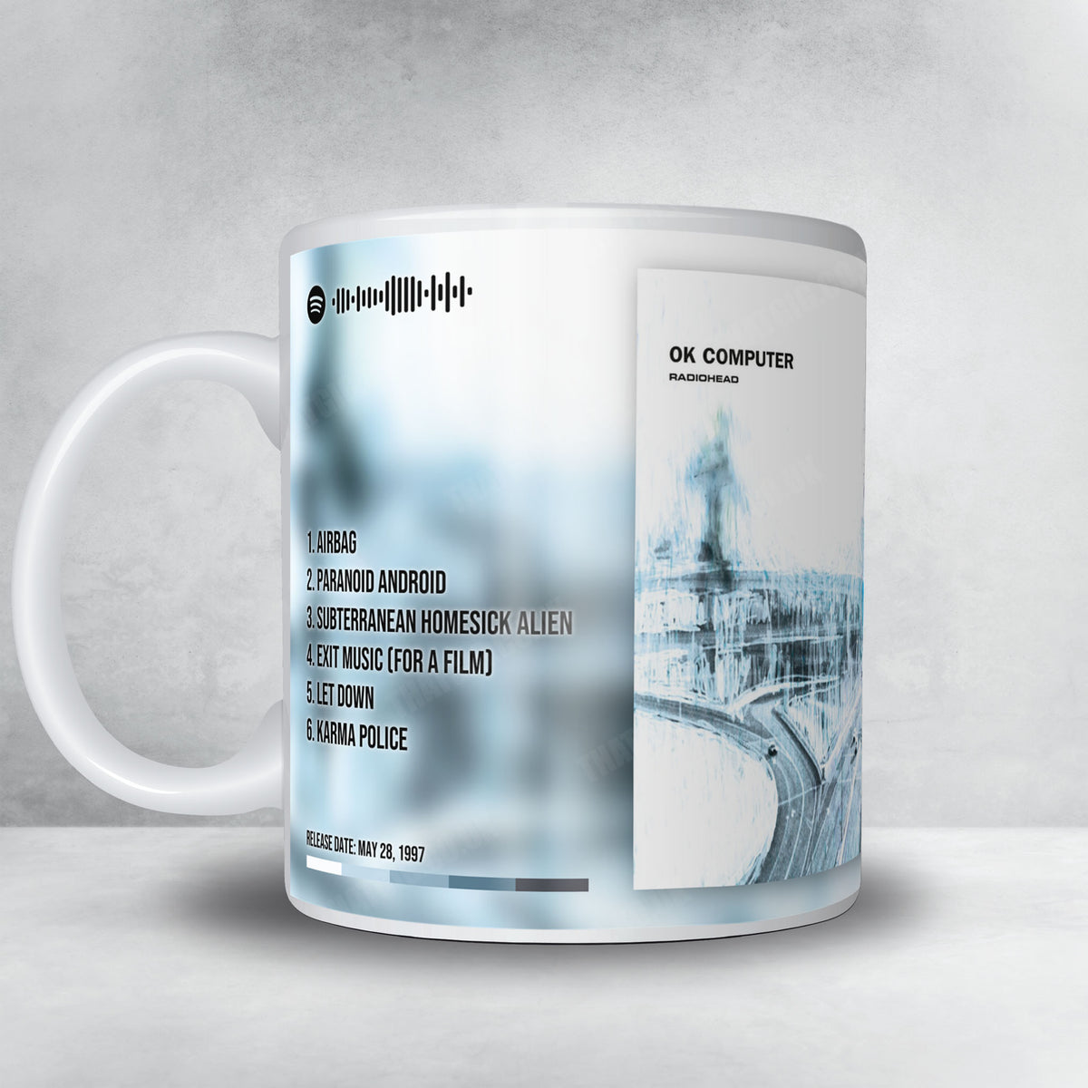 Radiohead "OK Computer" Album Mug - Full Colour
