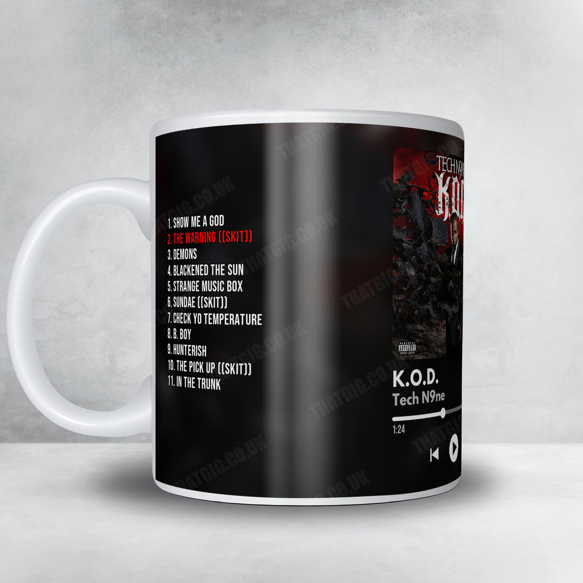 Tech N9ne "K.O.D." Album Mug - Now Playing