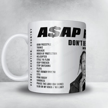 A$AP Rocky Setlist Poster - OAKA Sports Hall, Athens - October 11th, 2026