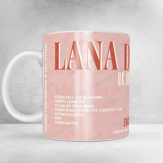 Lana Del Rey Setlist Mug - Anfield, Liverpool - June 28th, 2025