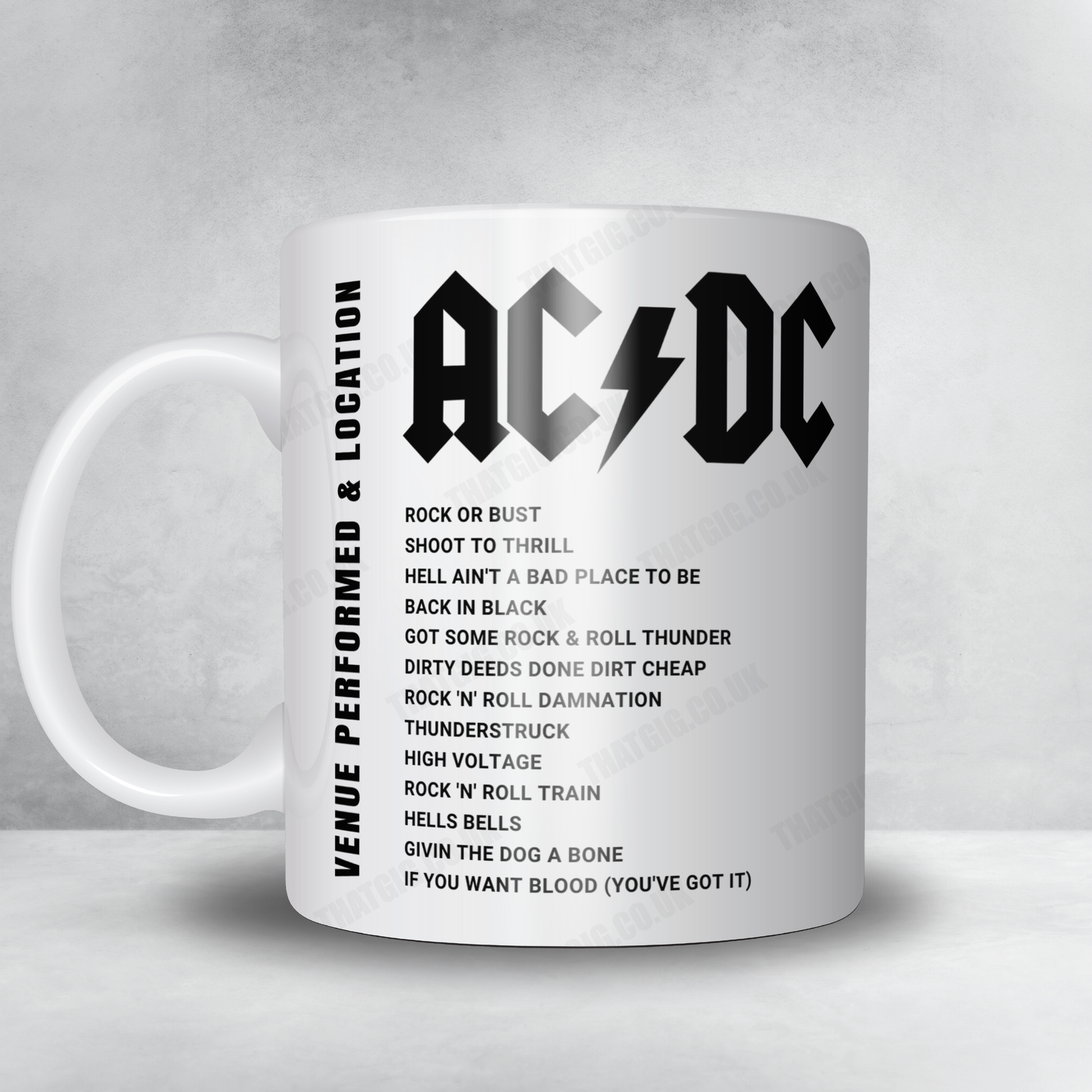 AC/DC Setlist Mug - Olympiastadion, Munich - May 21st, 2015