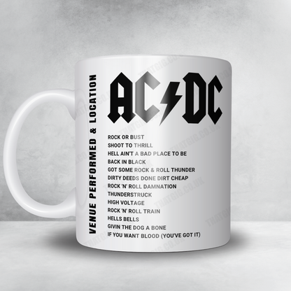 AC/DC Setlist Mug - Olympiastadion, Munich - May 21st, 2015