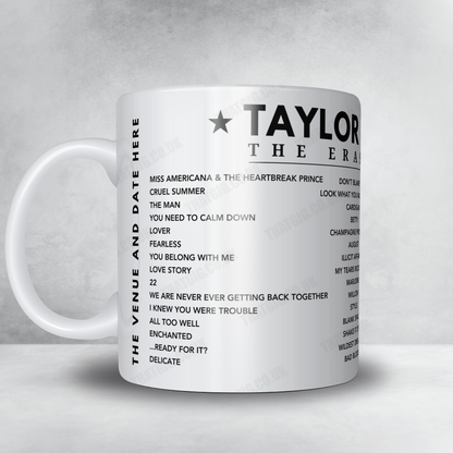 Taylor Swift Setlist Poster - NRG Stadium, Houston - April 21st, 2023