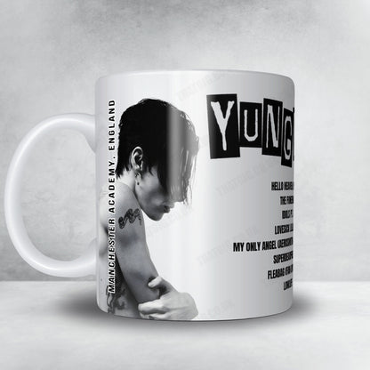 YUNGBLUD Setlist Mug - Everwise Amphitheater at White River State Park, Indianapolis - May 7th, 2026