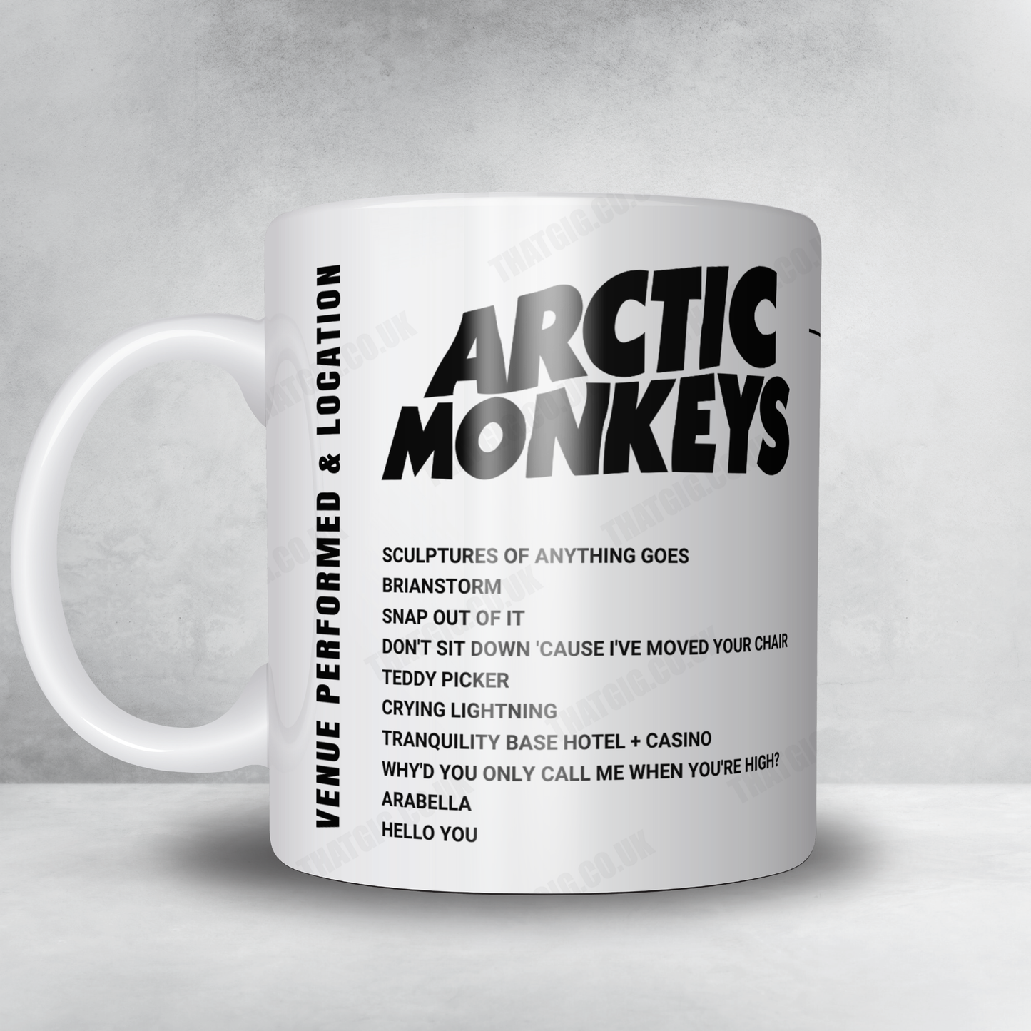 Arctic Monkeys Setlist Poster - Fremantle Park, Fremantle - January 8th, 2023