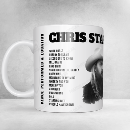 Chris Stapleton Setlist Mug - Huntington Center, Toledo - July 18th, 2024