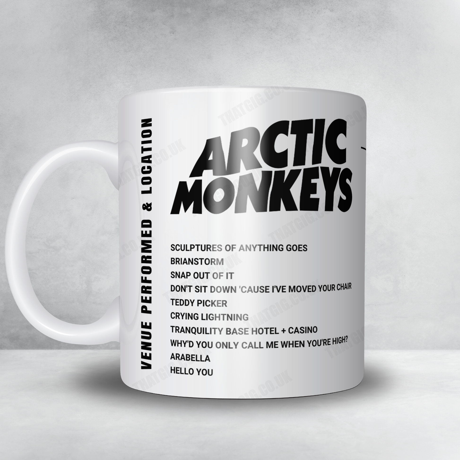 Arctic Monkeys Setlist Poster - North Byron Parklands, Byron Bay - January 2nd, 2023