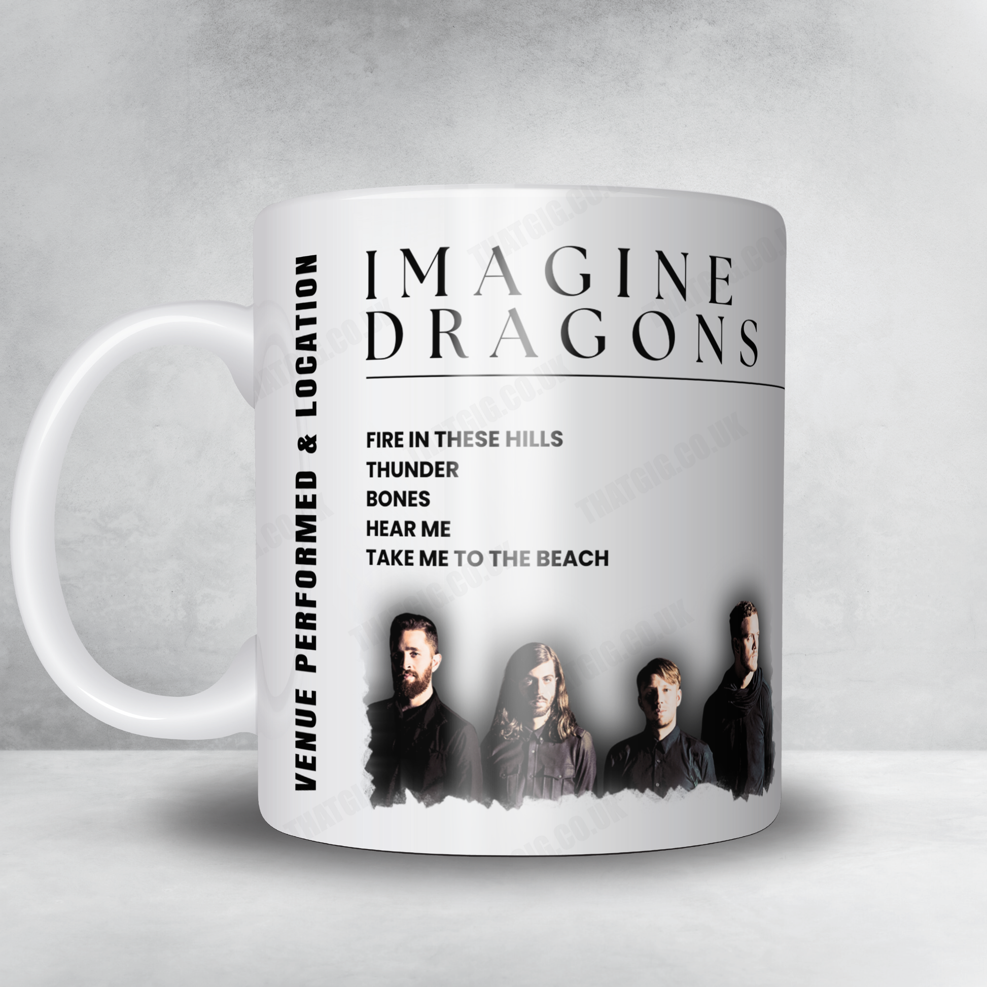 Imagine Dragons Setlist Mug - Utah First Credit Union Amphitheatre, West Valley City - October 15th, 2024