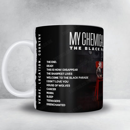 My Chemical Romance Setlist Mug - Alamodome, San Antonio - September 12th, 2026