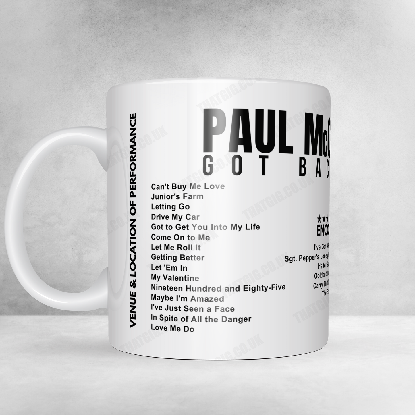 Paul McCartney Setlist Poster - Allianz Parque, São Paulo - December 9th, 2023