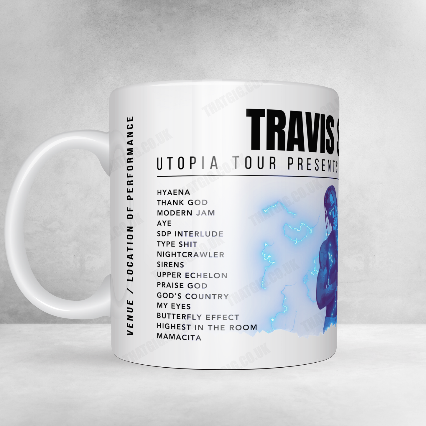 Travis Scott Setlist Poster - MetLife Stadium, East Rutherford, USA - October 9th, 2024
