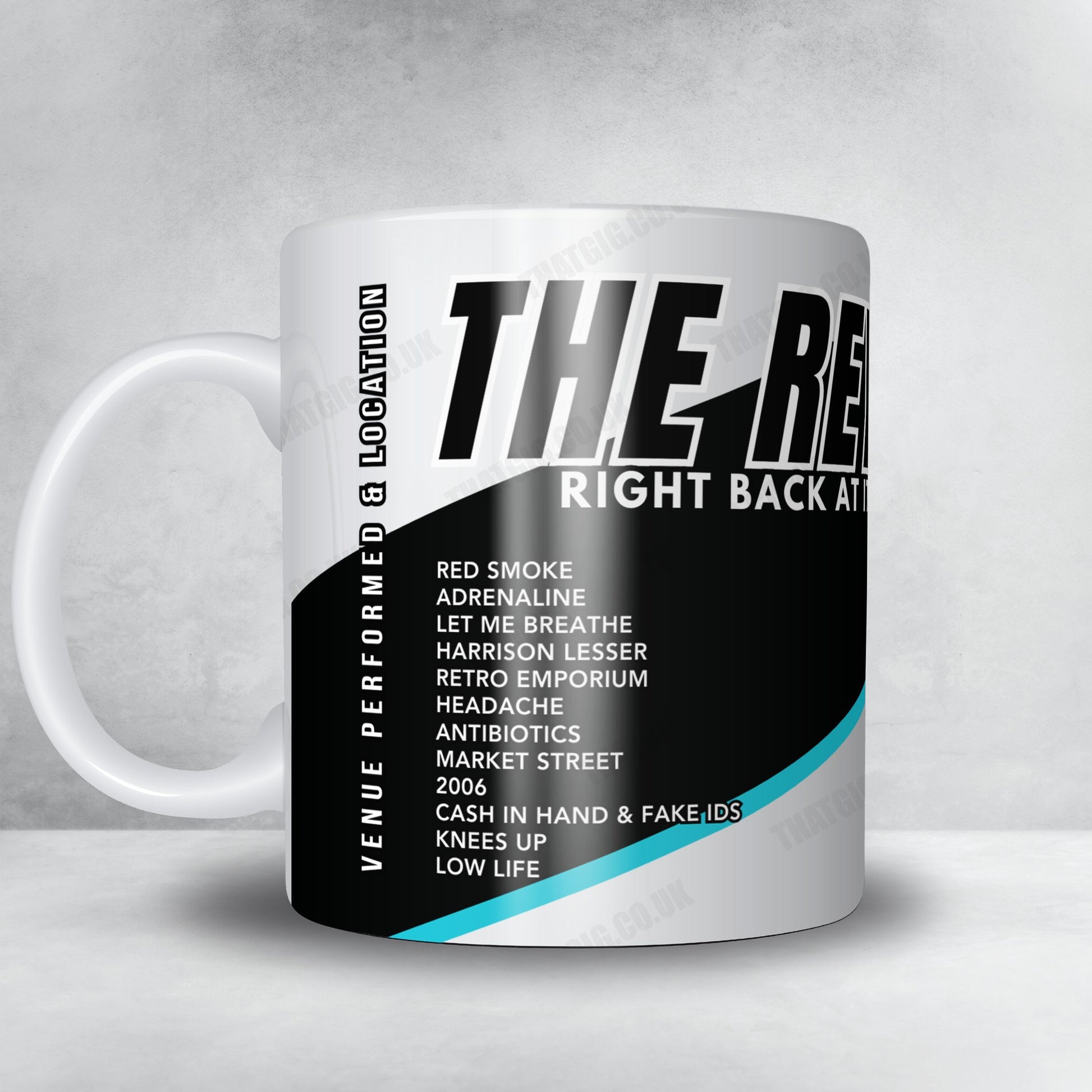 The Reytons Setlist Mug - Glasgow Green, Glasgow - July 14th, 2024