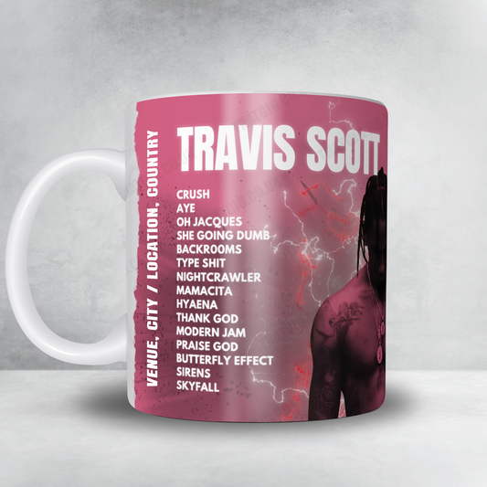 Travis Scott Setlist Poster - Coachella Festival - April 12th, 2025