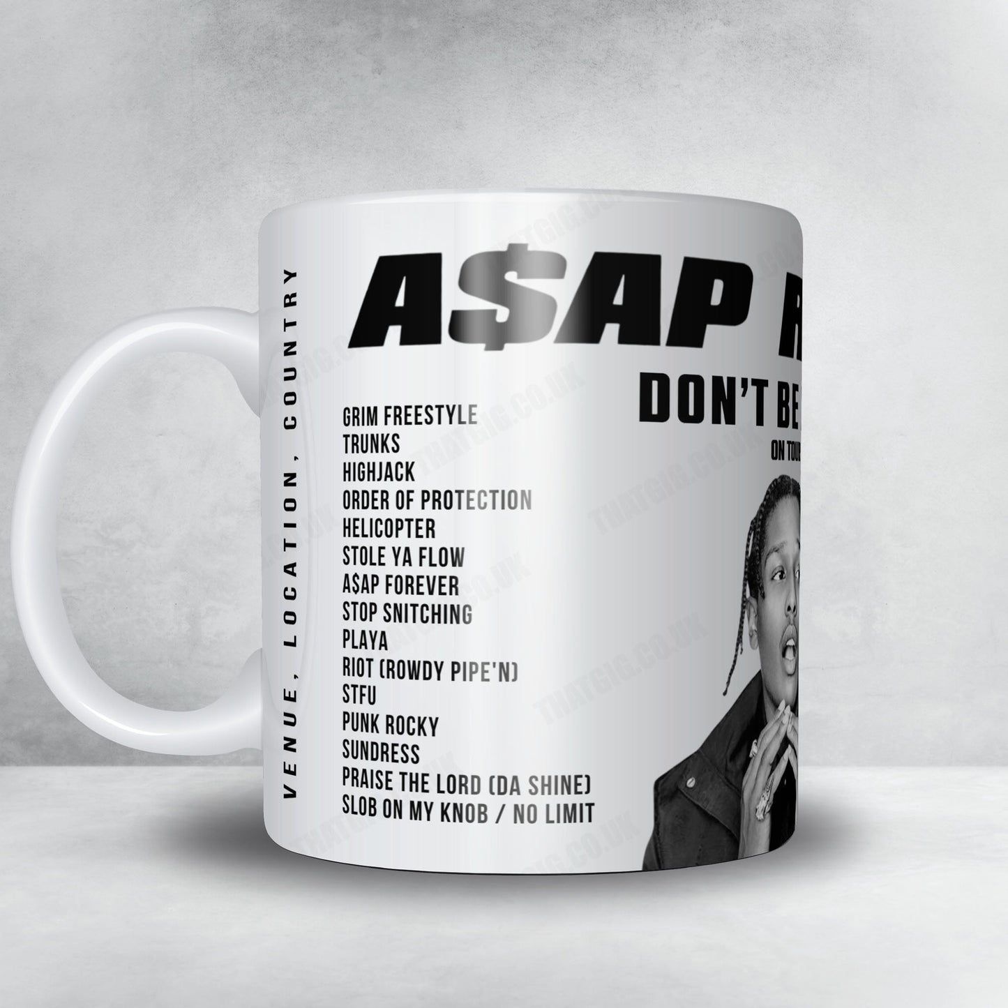A$AP Rocky Setlist Poster - Papp László Sportaréna, Budapest - October 5th, 2026