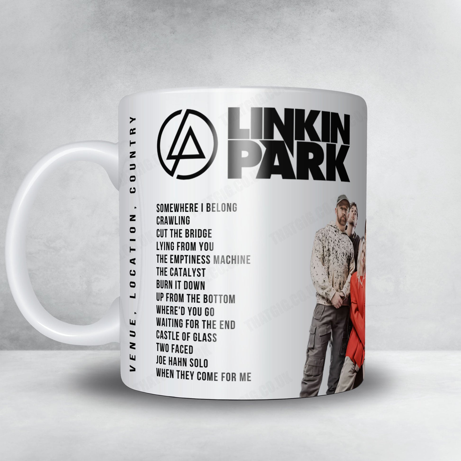 Linkin Park Setlist Mug - Spark Arena, Auckland - March 18th, 2026