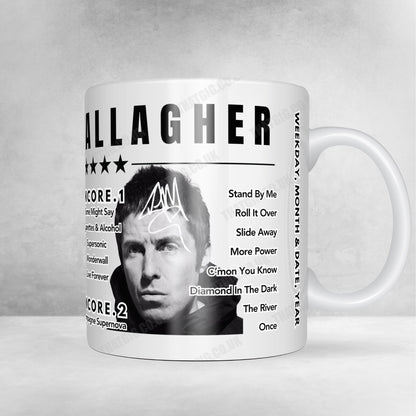 Liam Gallagher Setlist Mug - Jonathan Ross Show, London - November 28th, 2020