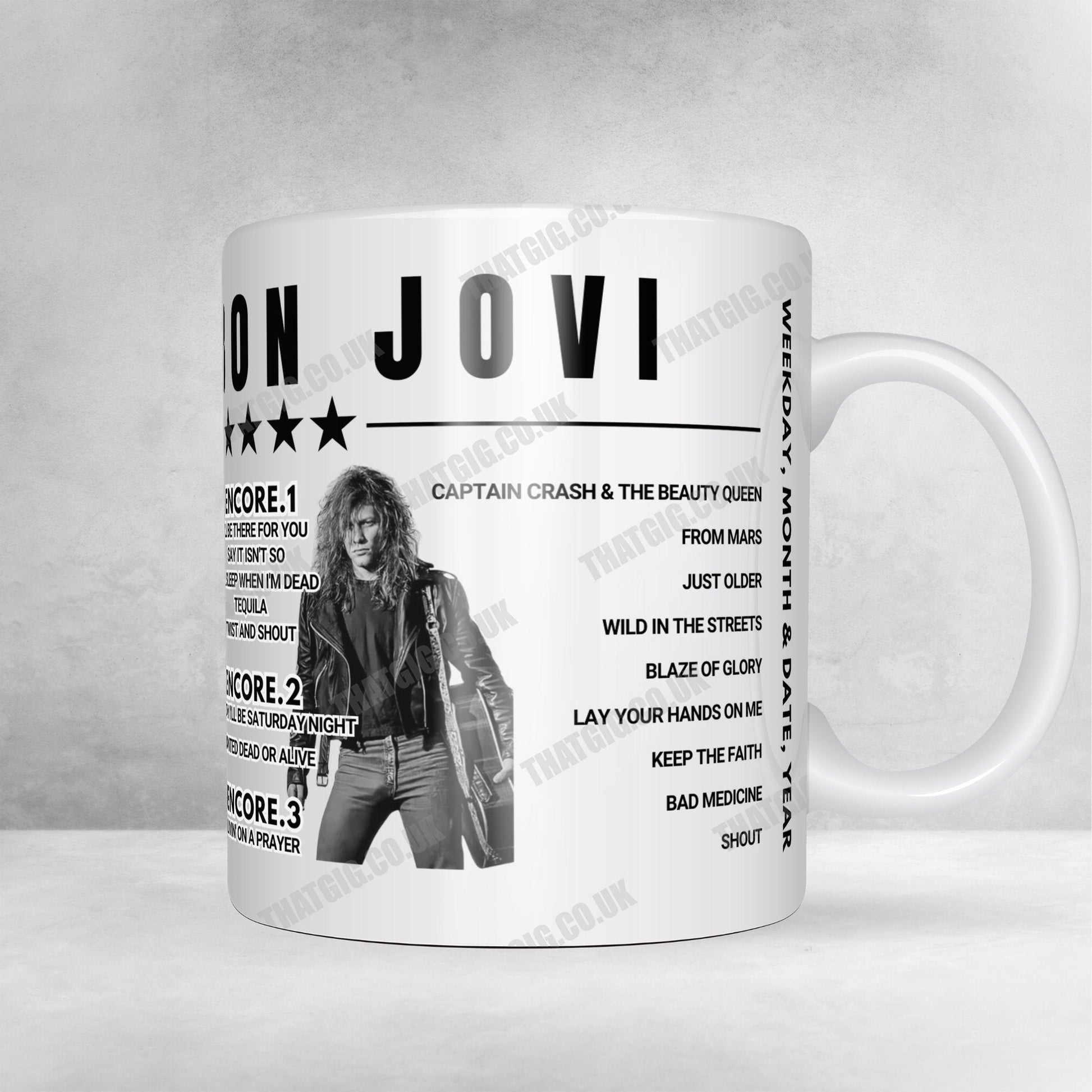 Bon Jovi Setlist Poster - American Airlines Center, Dallas, USA - April 28th, 2022