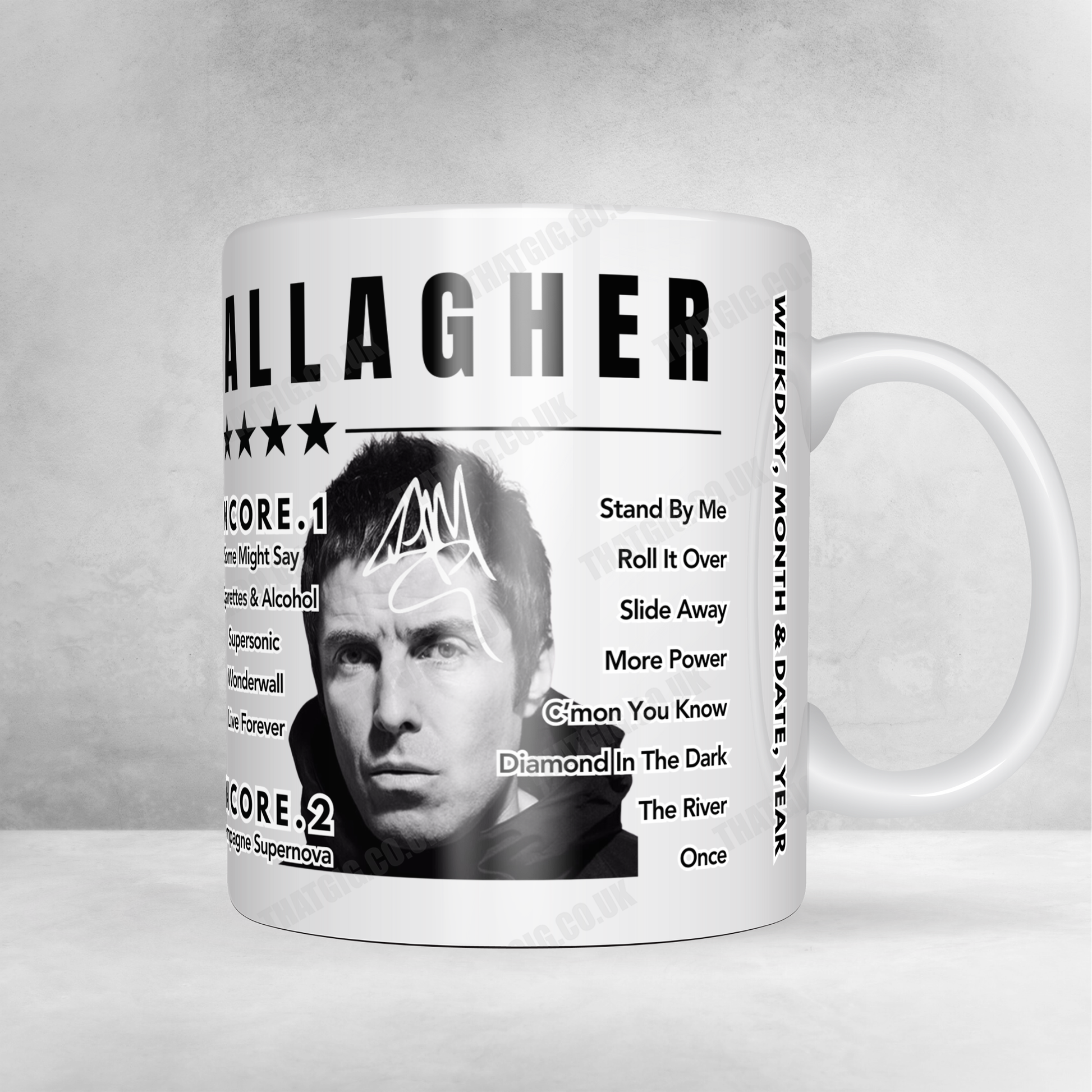 Liam Gallagher Setlist Mug - Festivalplatz, Mayrhofen - April 13th, 2018