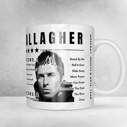 Liam Gallagher Setlist Mug - Festivalplatz, Mayrhofen - April 13th, 2018
