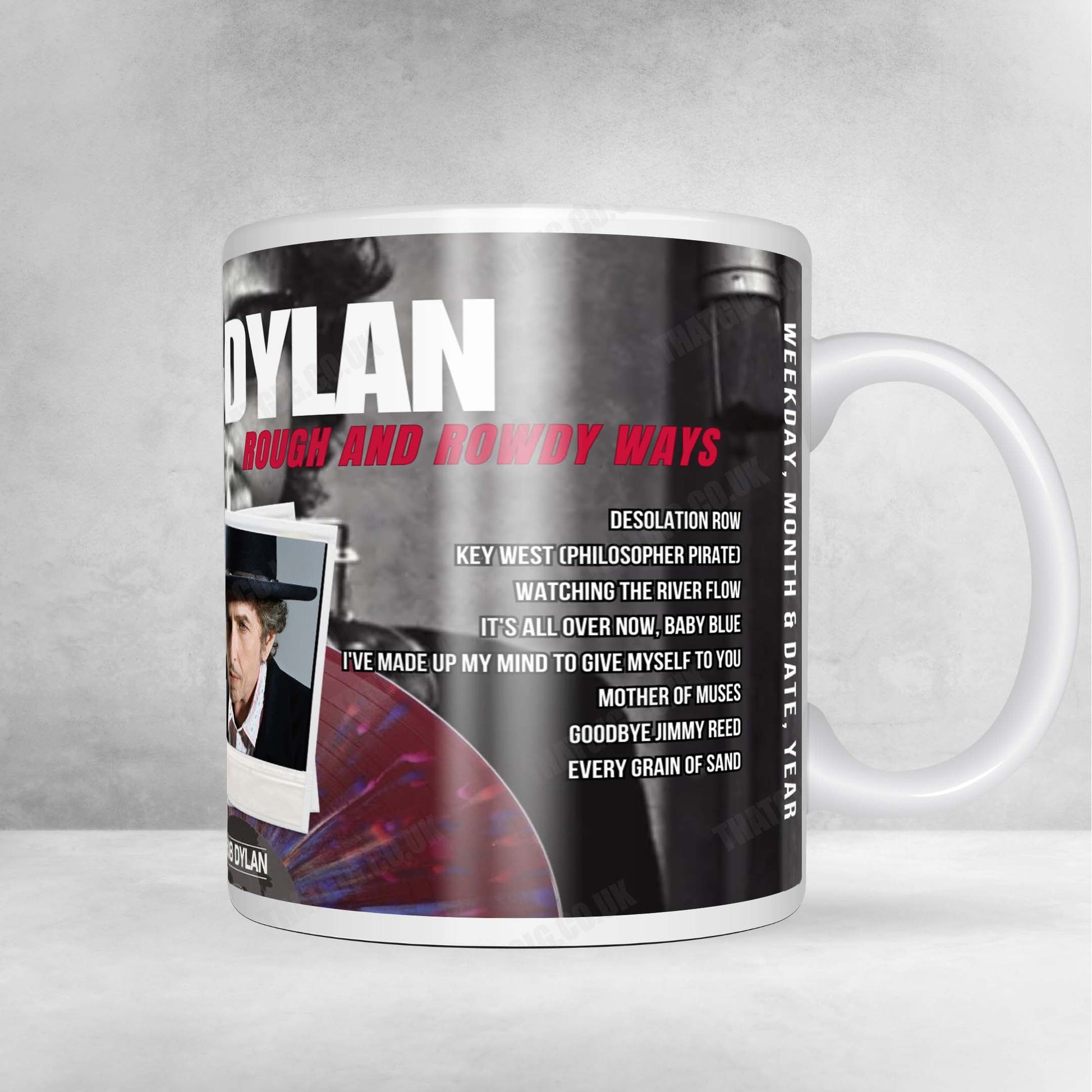 Bob Dylan Setlist Mug - Orpheum Theater, Omaha - April 1st, 2025