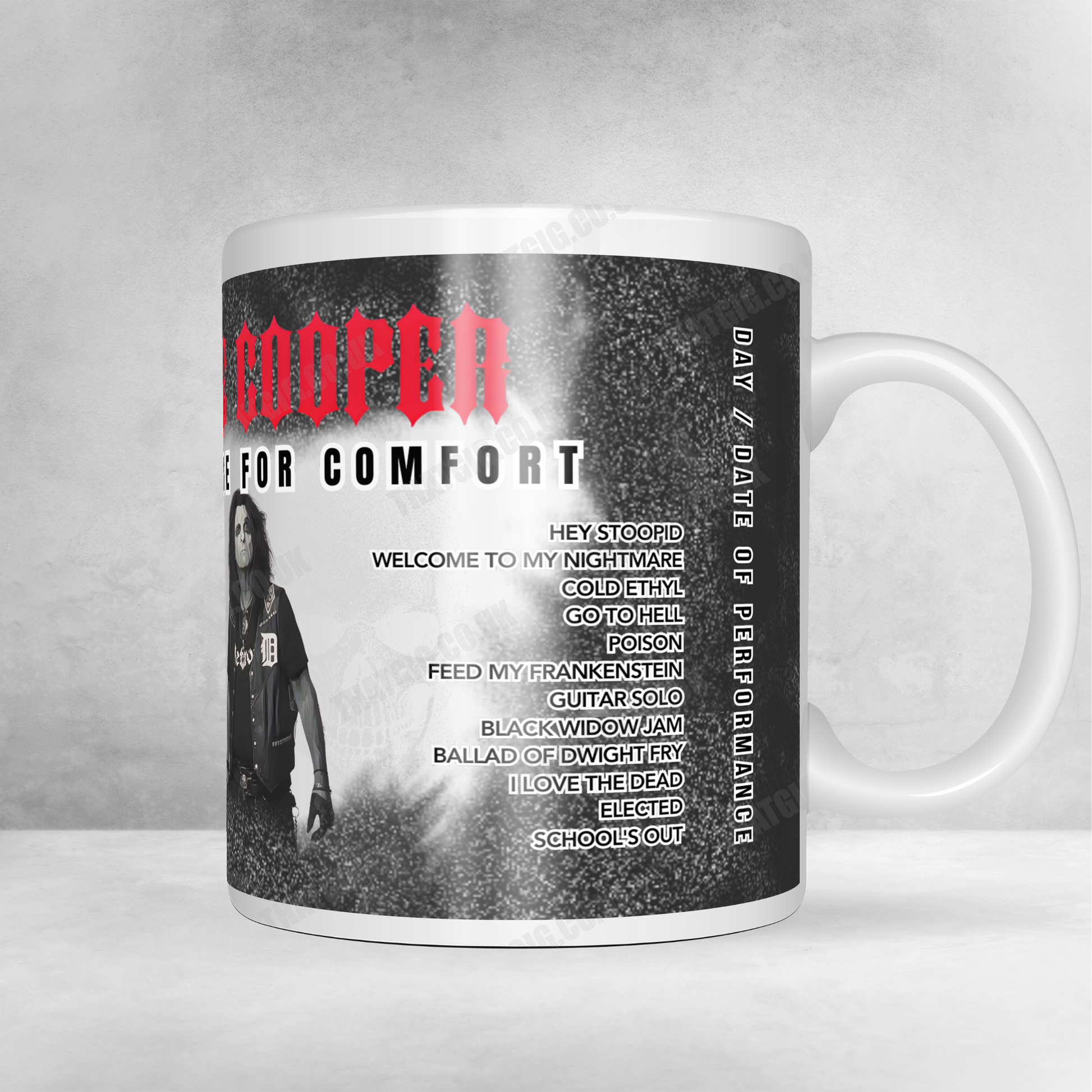 Alice Cooper Setlist Poster - Eventim Apollo, London, England - October 21st, 2024