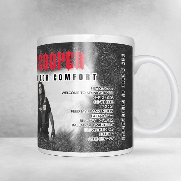 Alice Cooper Setlist Mug - Olympiahalle, Munich, Germany - October 8th, 2024