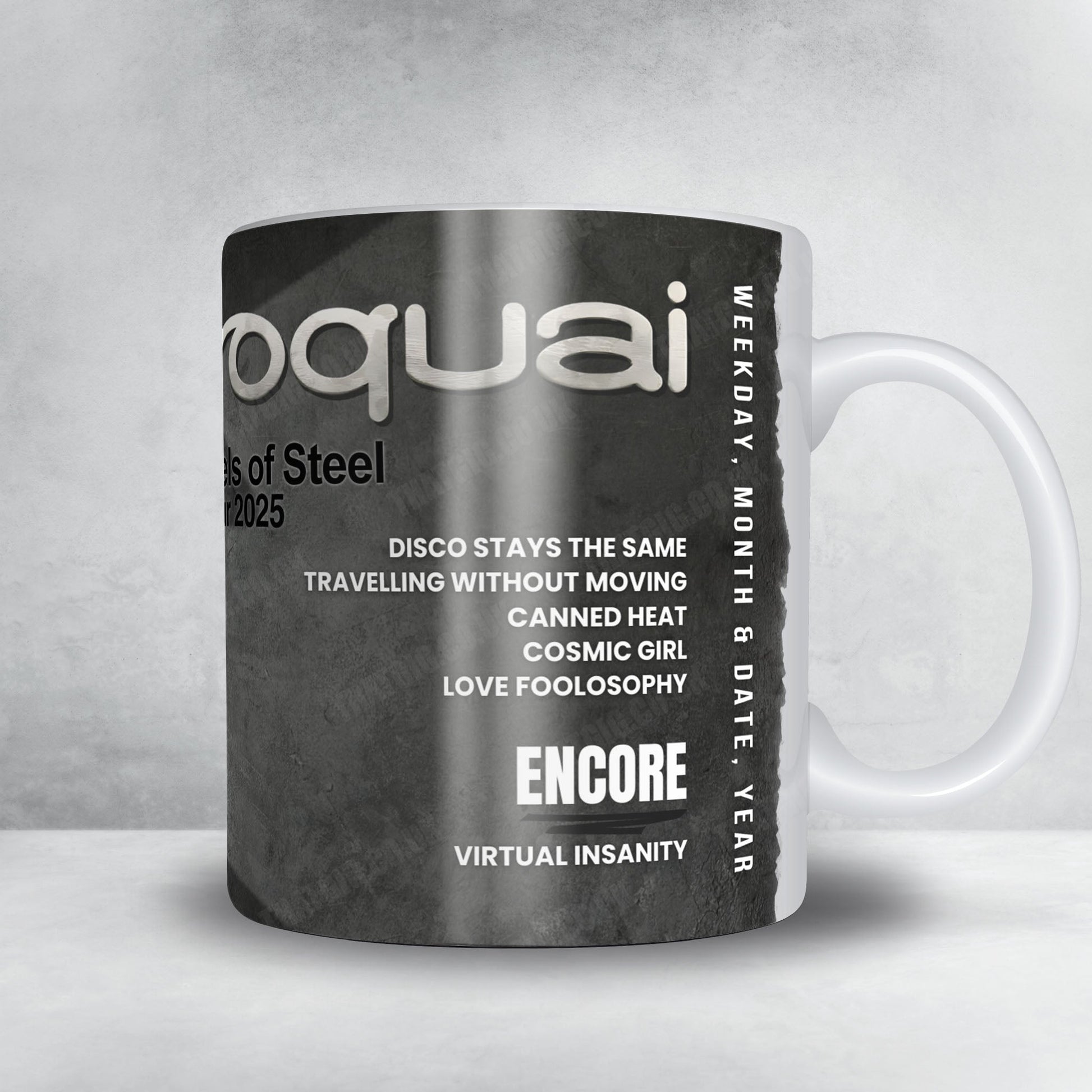 Jamiroquai Setlist Mug - ING Arena, Laken / Laeken - November 29th, 2025