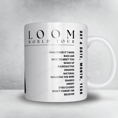 Imagine Dragons Setlist Mug - Utah First Credit Union Amphitheatre, West Valley City - October 15th, 2024