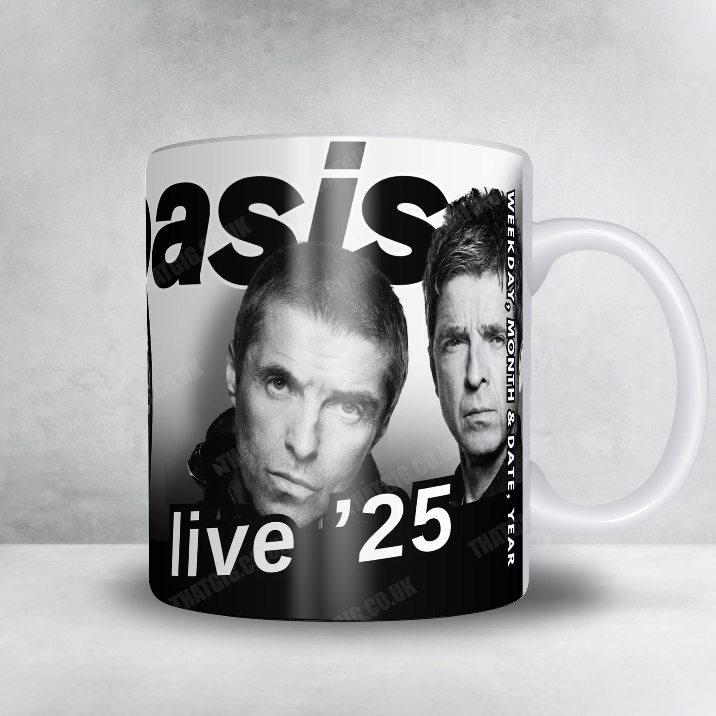 Oasis Setlist Mug - Rogers Stadium, Toronto - August 24th, 2025