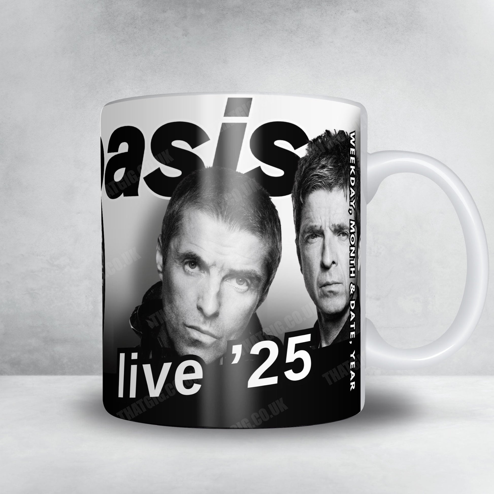 Oasis Setlist Mug - Rogers Stadium, Toronto - August 24th, 2025