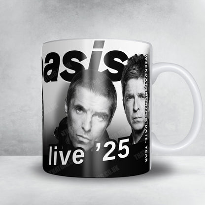 Oasis Setlist Mug - Rogers Stadium, Toronto - August 24th, 2025