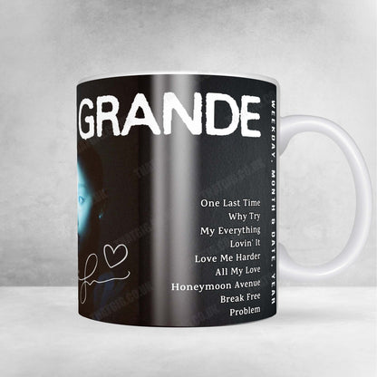 Ariana Grande Setlist Mug - Oakland Arena, Oakland - June 10th, 2026