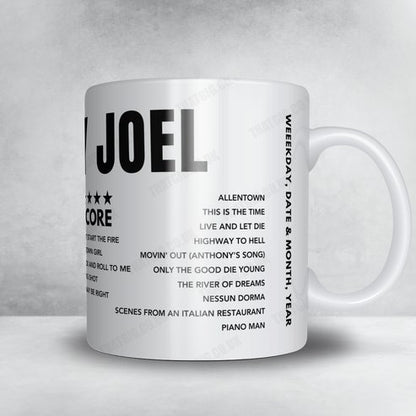 Billy Joel Setlist Mug - Great American Ball Park - September 10th, 2021