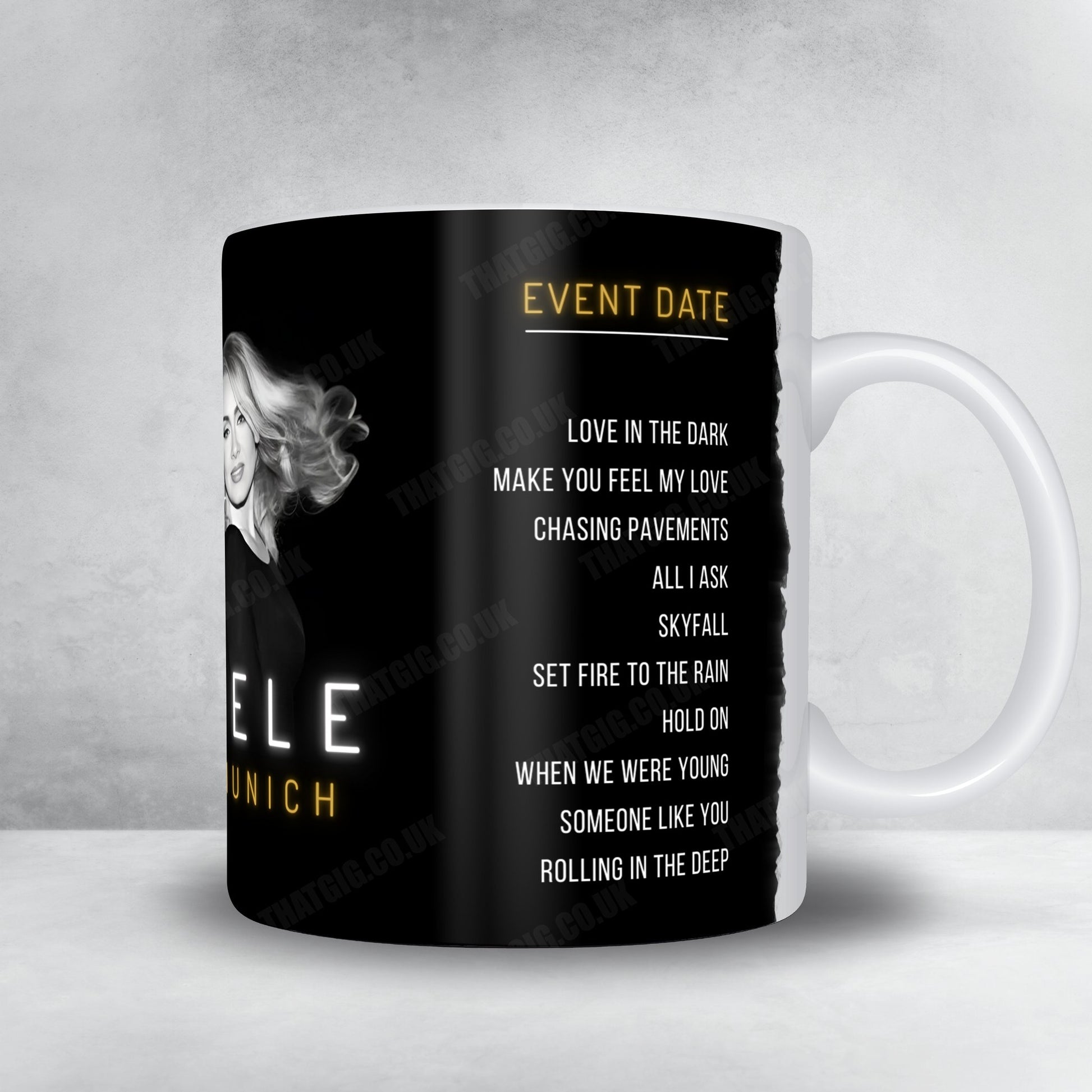 Adele Setlist Poster - Sonderfreifläche Messe, Munich - August 31st, 2024