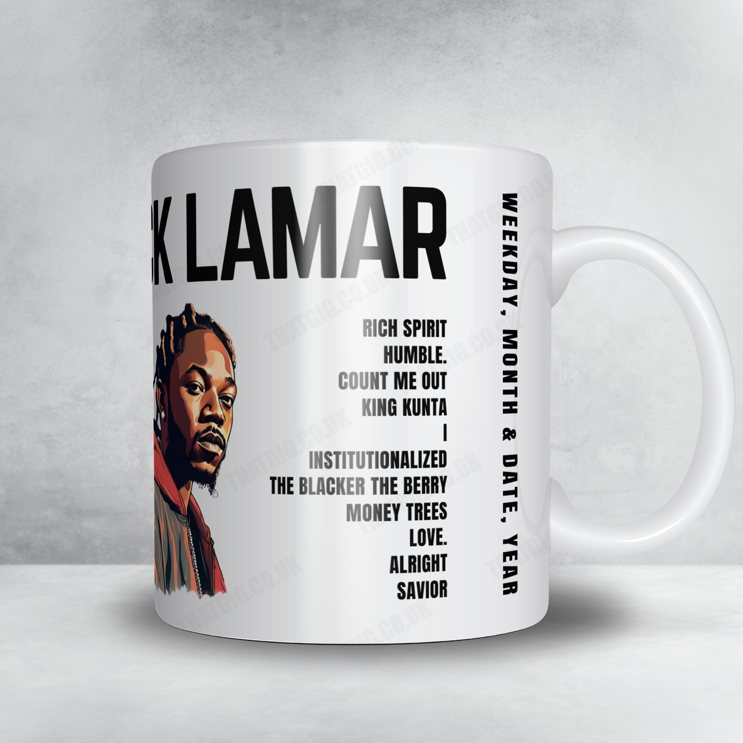 Kendrick Lamar Setlist Poster - Royal Arena, Copenhagen - October 15th, 2022