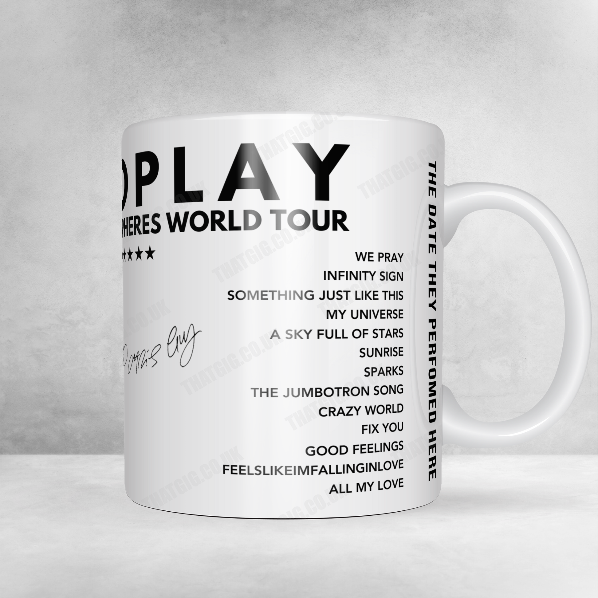 Coldplay Setlist Poster - Glastonbury, Worthy Farm - June 29th, 2024