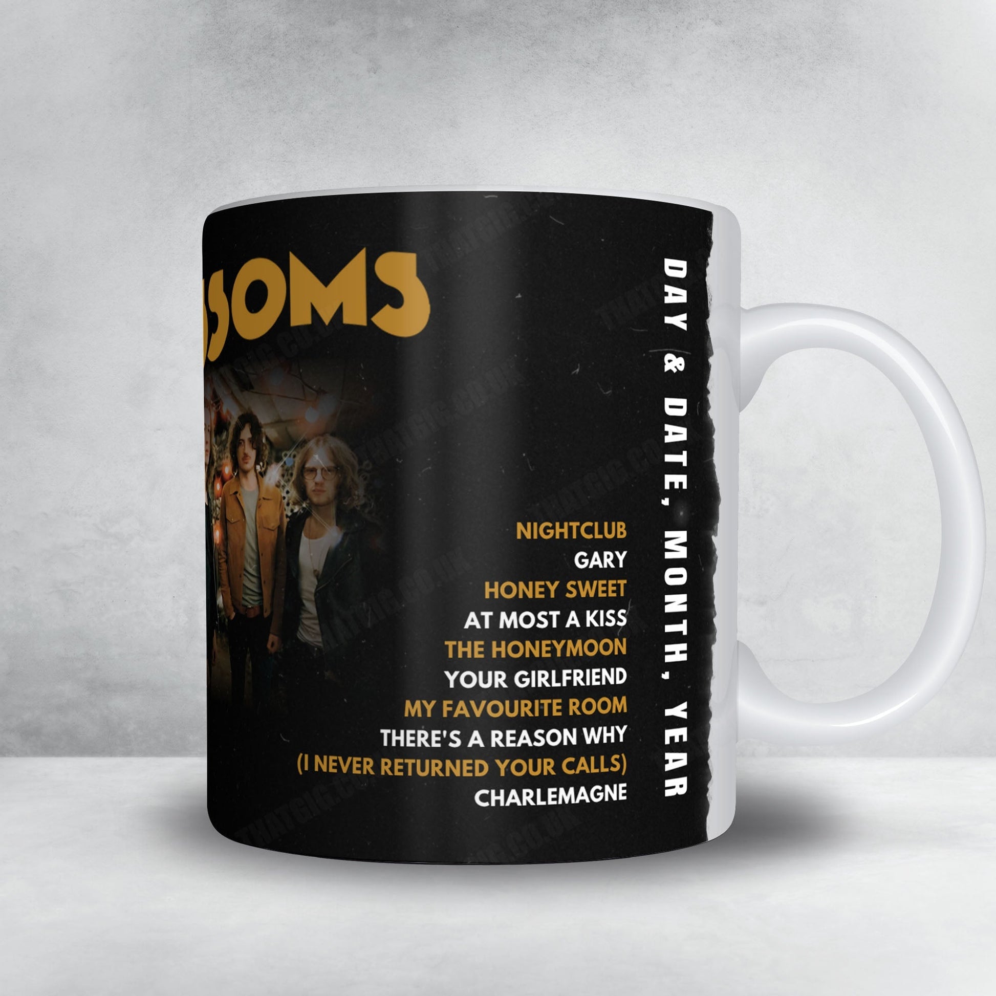 Blossoms Setlist Mug - Stockport Plaza, Stockport - November 3rd, 2024