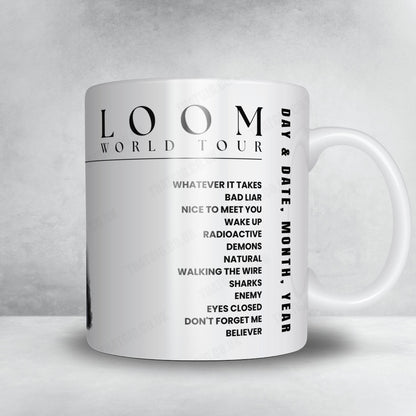 Imagine Dragons Setlist Mug - Hollywood Casino Amphitheatre, Maryland Heights - August 16th, 2024