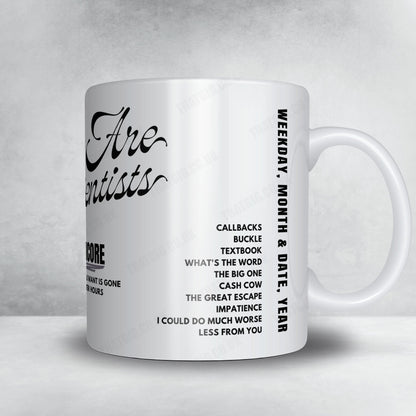 We Are Scientists Setlist Mug - Northumbria University Students’ Union, Newcastle upon Tyne - November 25th, 2024