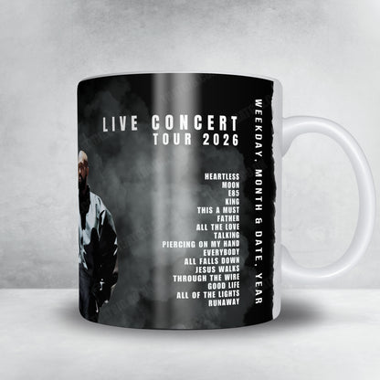 Ye Setlist Mug - SoFi Stadium, Inglewood - April 3rd, 2026